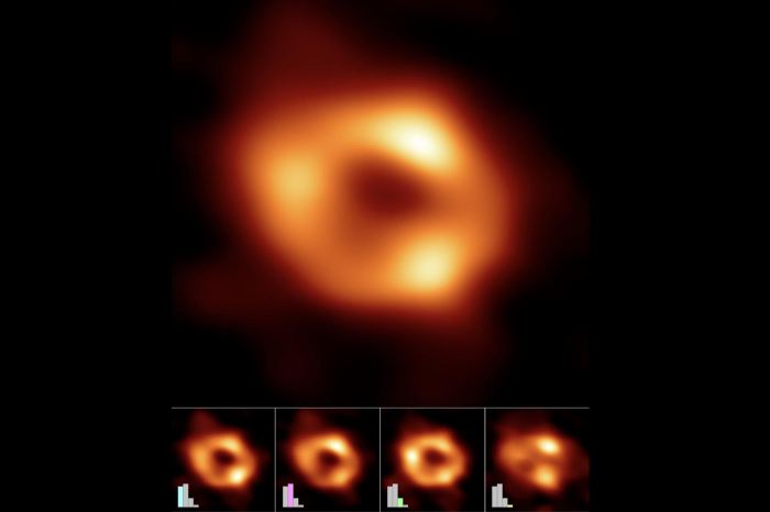 Hole magnetic horizon event fields sagittarius telescope holes milky reveals central galaxy disk astronomers lines field center universe measure accretion