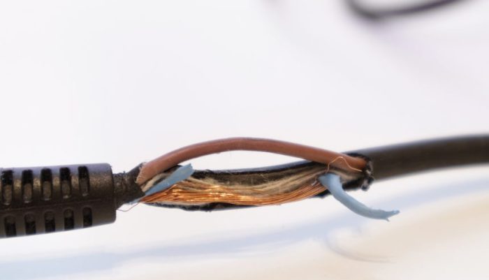 Avoid letting electrical cords dry out