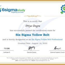 Lean six sigma yellow belt cheat sheet