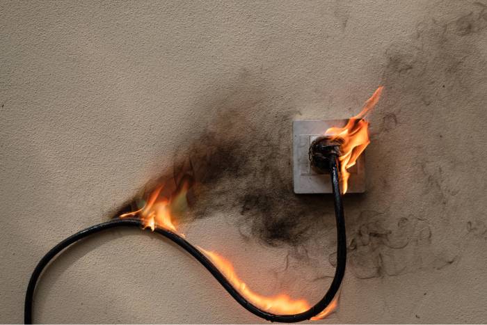 Avoid letting electrical cords dry out