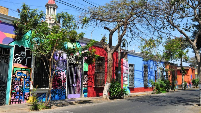 El barrio bohemio de la ciudad de lima se llama