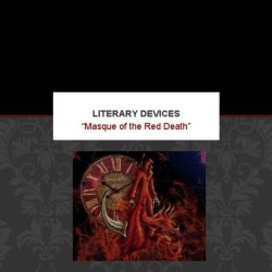 Literary devices in the masque of the red death